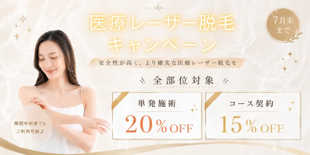 医療脱毛キャンペーン